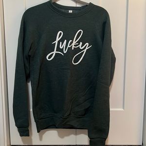 Lucky green sweatshirt